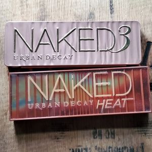 Lot of Naked 3 & Naked Heat Eyeshadow Palettes